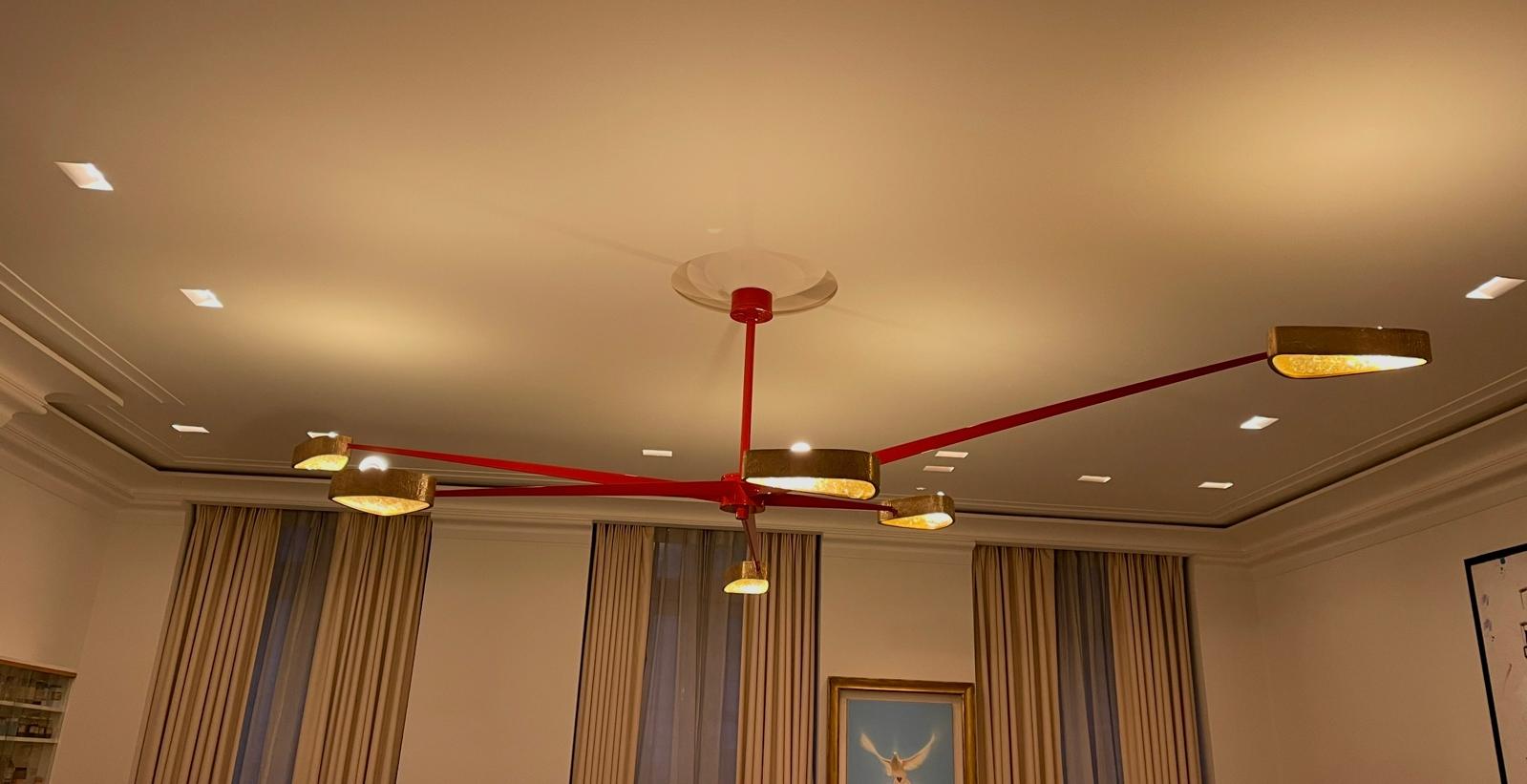 Chandelier installation project photo 2