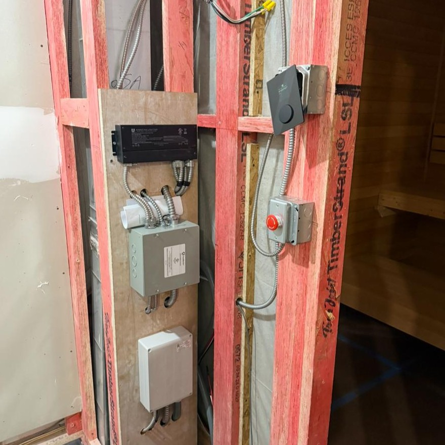Electrical lighting project photo 26