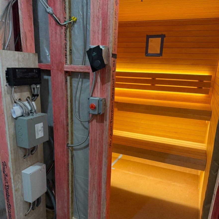 Electrical lighting project photo 27