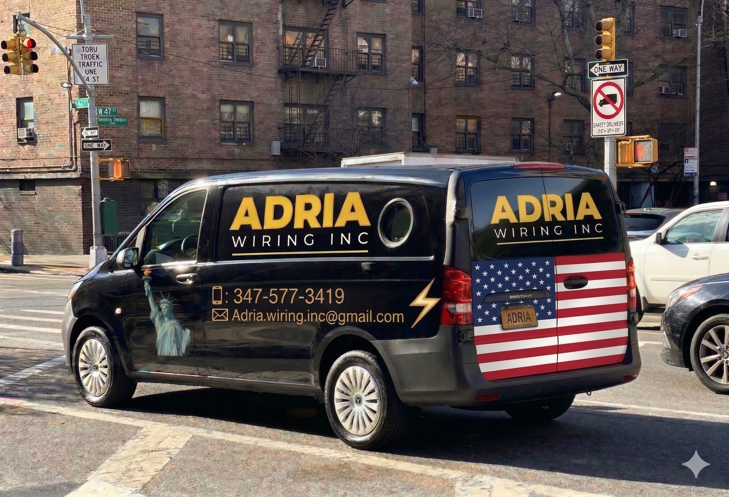 Adria Wiring Inc service van